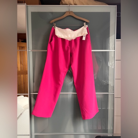 NWT Old Navy Maternity Full-Panel Wide-Leg Trouser Pants sz L - Picture 2 of 5